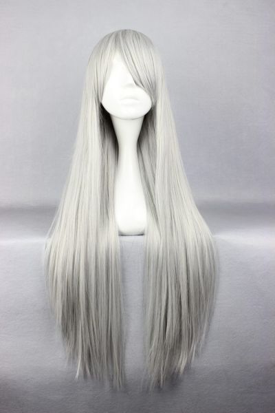 Wig cinza 80 cm