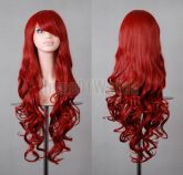 Wig dark red