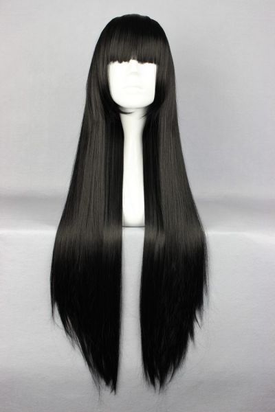 Wig 80 cm black