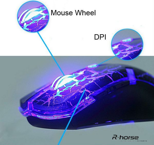 Mouse com led.