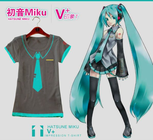 Camisa miku vocaloid