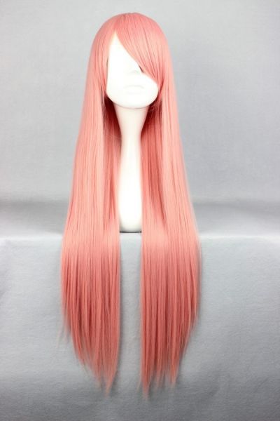 Wig pink 80 cm